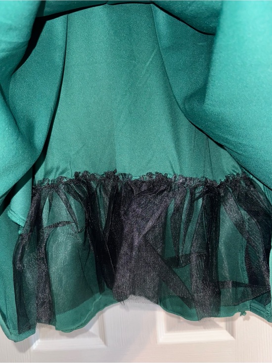 B Darlin Emerald Green Sparkle A-Line Prom Dress B Darlin Emerald Green Sparkle A-Line Prom Dress